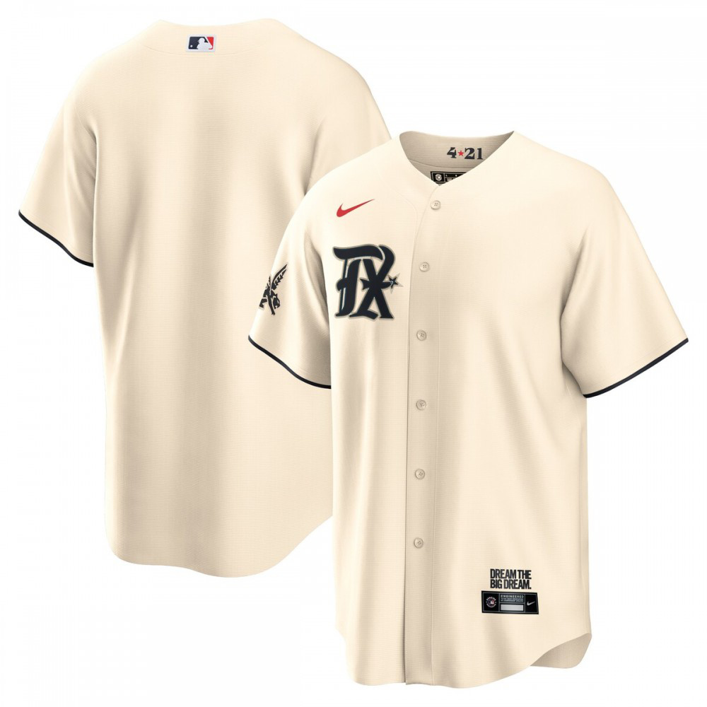 Texas Rangers 2023 City Connect Replica Jersey - Cream-Pro Kit Vault | Brand New 26/27 Sports Jerseys